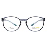 Flexi Eyeglasses F16 (Shiny Clear Dark Grey)